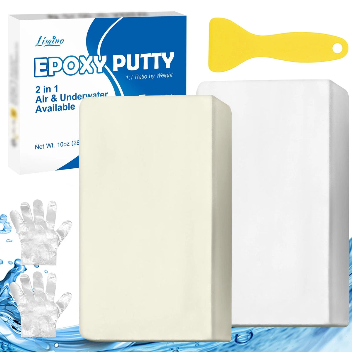 Epoxy Putty - 10oz Fast Repair Multipurpose Clay, Strong Adhesion 280g, White