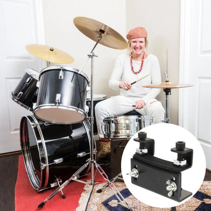 Metal Low Drum Booster - Adjustable Bass Lift for 11x9.5cm, Black