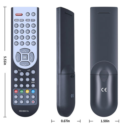 Replacement Remote Control For Megasat HD 640T2 / HD 750T2