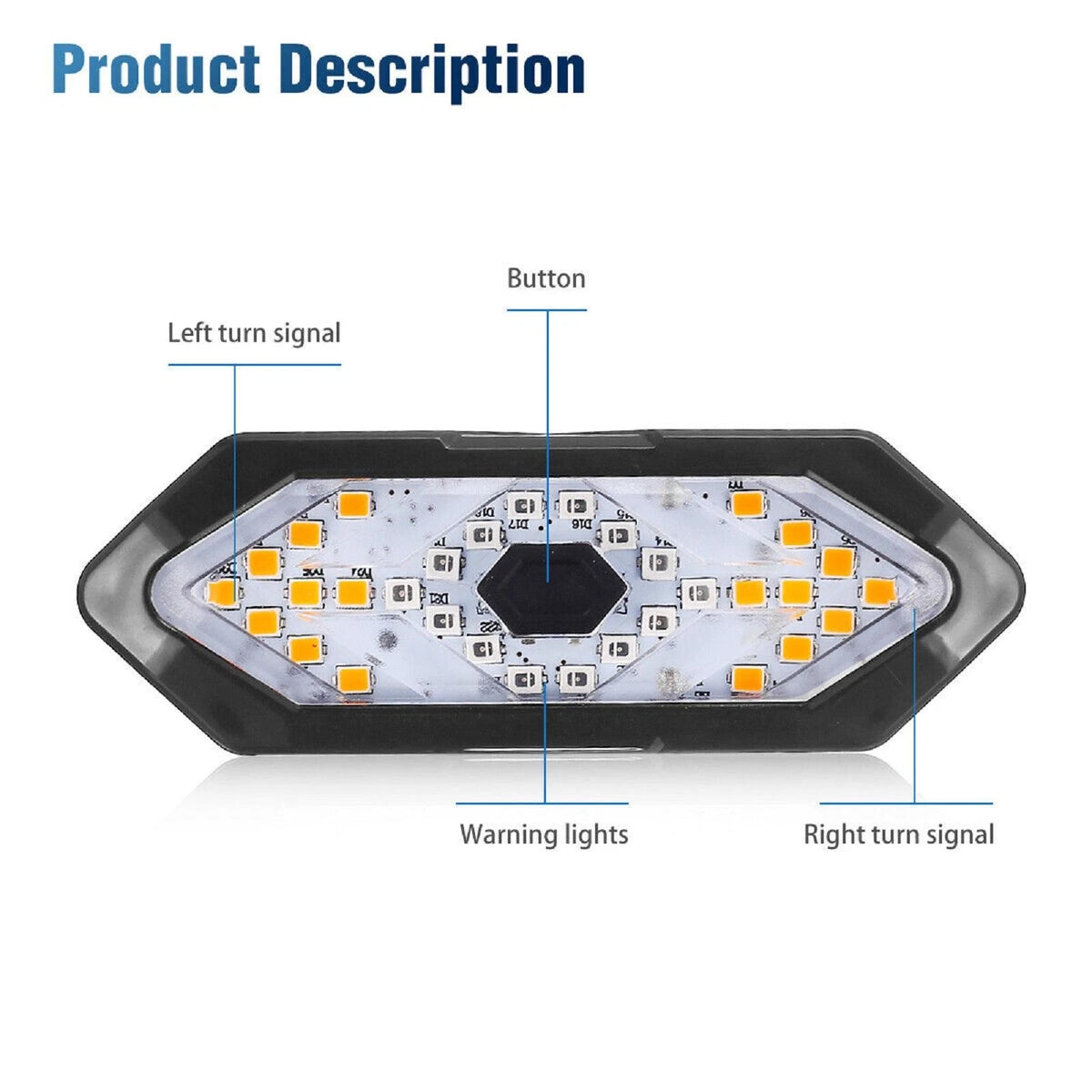 Tail Light Turn Signals Cycling Tail Light USB Bicycle Warning Lamp With Horn