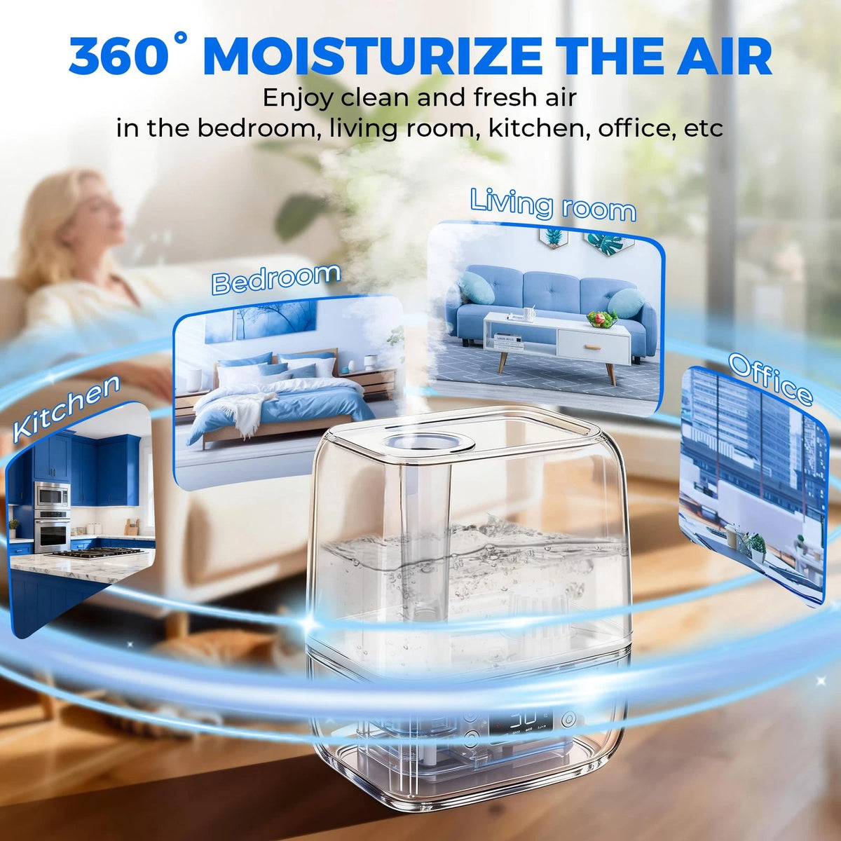 30-Pack Top Fill Humidifier Replacement 1.69 x x 1.26 inches, White