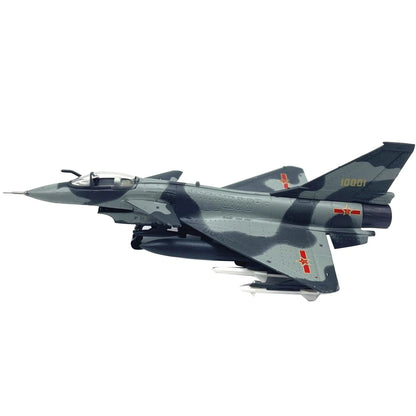 1/144 Alloy Chinese Air Force J-10 Vigorous Dragon Fighter Simulation Model