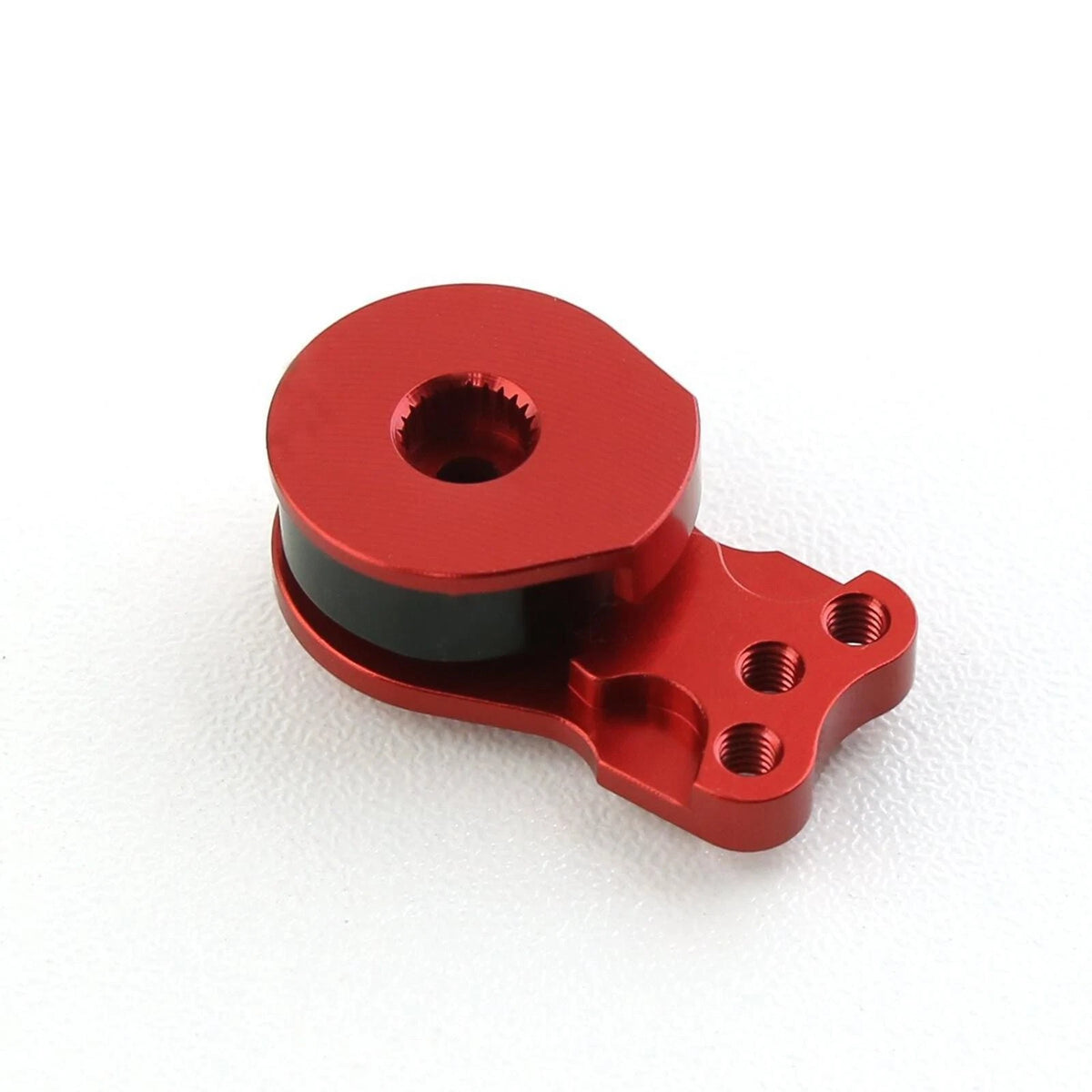 Red 25T CNC Aluminum Steering Servo Swing Arm Horn for 1/8 1/10 RC Crawler Car j