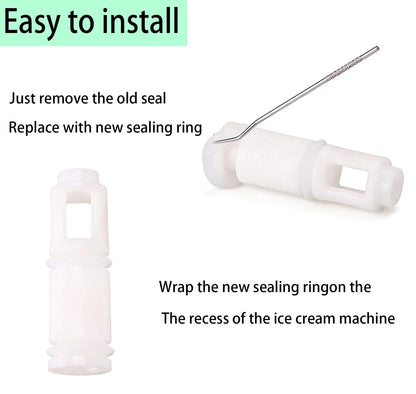 extrusion head gaskets for GreenPan Frost Ice Cream Maker & Slushie 2, White