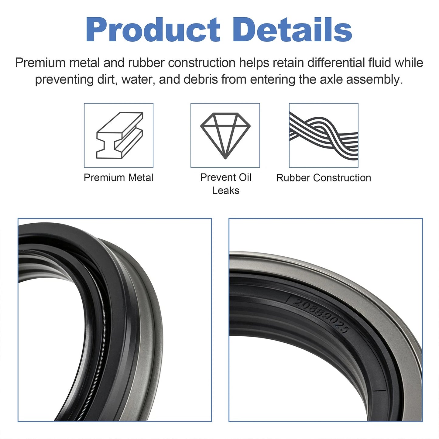 291-336 /  20889025 Full-Floating Rear Wheel Seal – Fits AAM 10.5" & 11.5" Axles