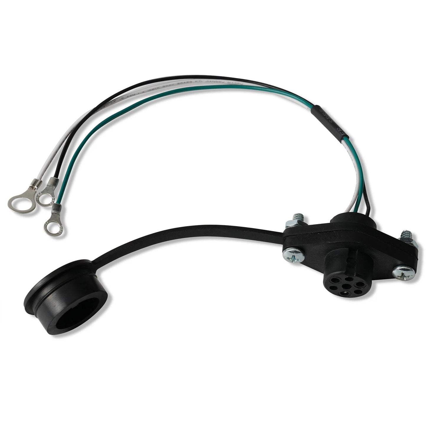 3-Wire Truck Winches Hand Remote Control Socket Push-in Plug Harness 16296