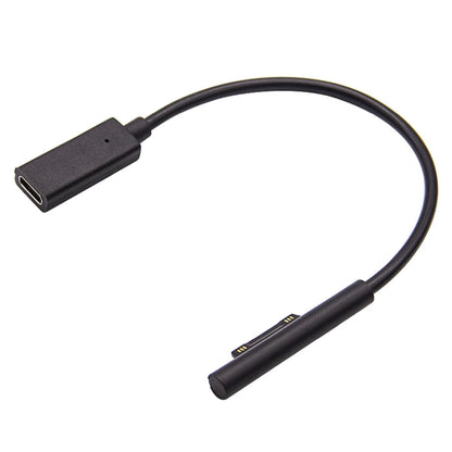 USB Type C DC Magnetic Plug Charging Cable For Microsoft Surface Pro 4 5 6 Go