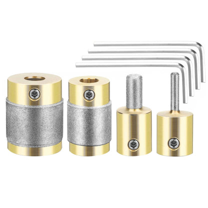 4PCS Diamond Grinder Bits for Stained Glass, Replacement Drilling Shaping Set