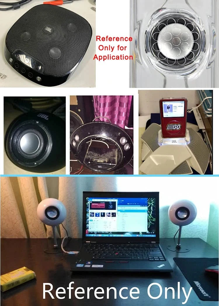 2Pcs 8Ohm 3W Full Range Audio Speaker Replacement Stereo Loudspeaker