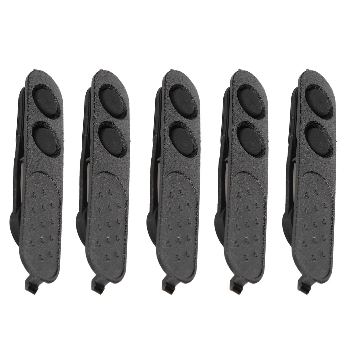 5Pcs Walkie Talkie PTT Lock + Rubber For Motorola XIR P3688 DEP450 DP1400 CP200d