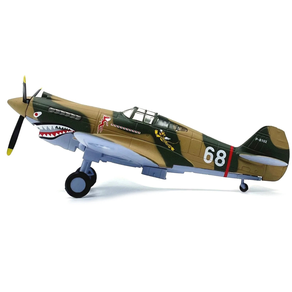 13.5cm Diecast Alloy 1/72 American P40 Fighter Aircraft Model Souvenir