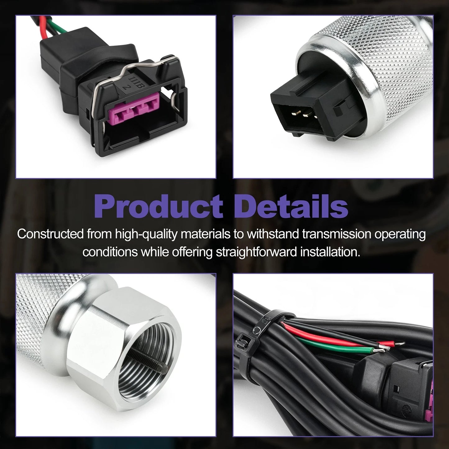 16-Pulse Electronic Speedometer Sensor for GM TH350 TH400 700R4 & Mopar A727