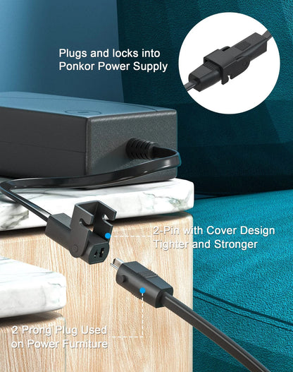 Power Recliner Supply, AC/DC Switching Supply Transformer Black
