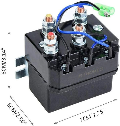 Winch Solenoid Relay, Contactor Reversing Relay for 1500-5000lb ATV...