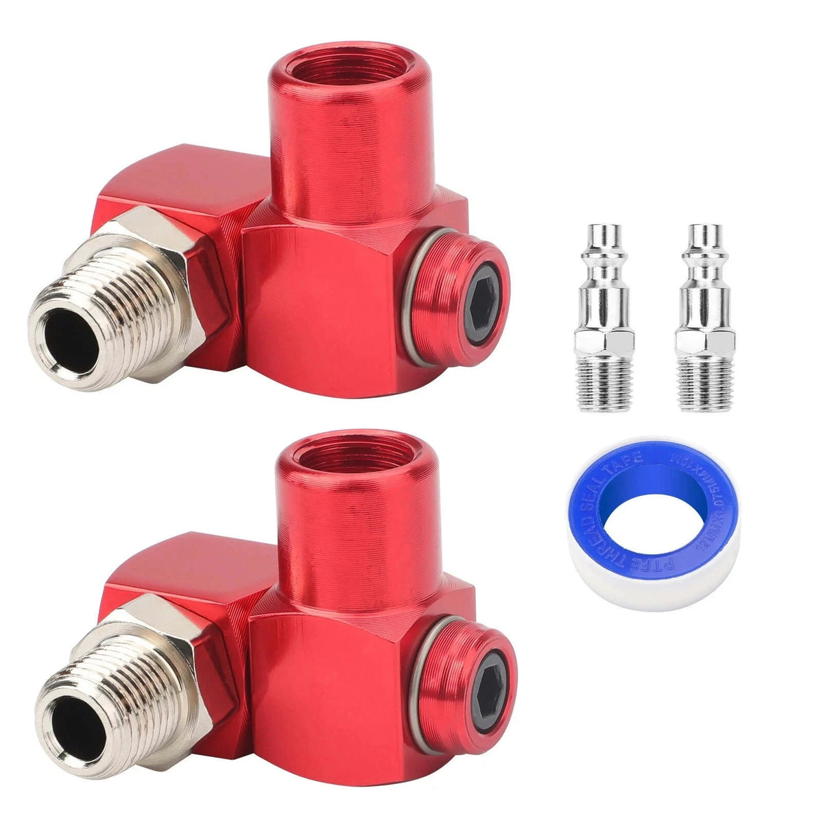 360° Full Rotation Air Tool Adapter 360 Degree  1/4'' NPT for Air Impact