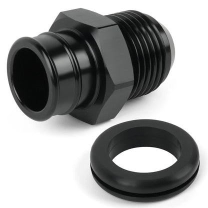 ‌10AN Aluminum Push fit Valve Cover Grommet for GM LS Engines - Black
