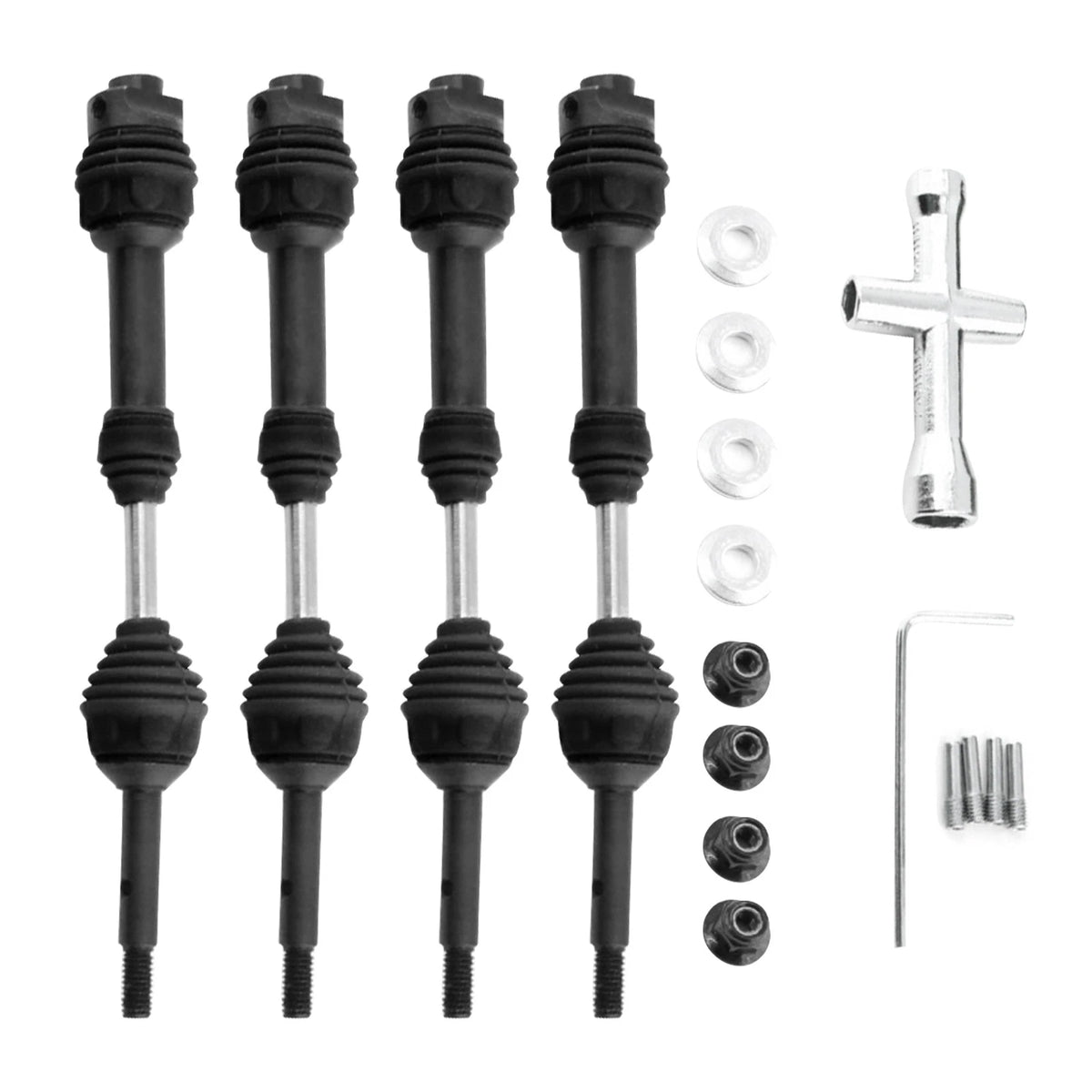 1/10 RC Car Metal Drive Shaft For TRAXXAS Hoss/Rustler/Slash/Stampede 4X4 2wd i