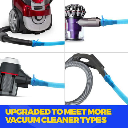 Holikme Upgraded 2 Pieces Dryer Vent Cleaner Kit Compatible with Most Blue