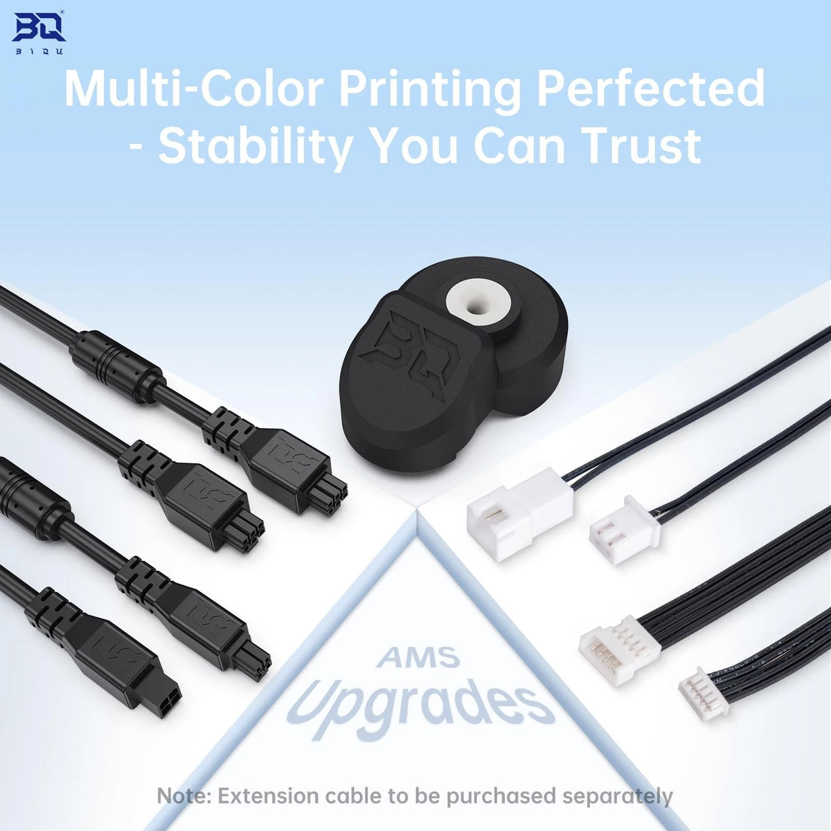 BIQU 4Pcs Panda AMS Guard, High-Hardness Ceramic Inlet for Bambu-Lab AMS...