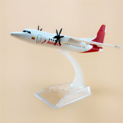 1:200 14cm Colombia Anca FOK F50 Airlines Plane Diecast Model Collection r
