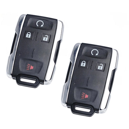 2PCS Keyless Remote Key Fob Auto Accessories For Chevrolet Silverado 2014-2018