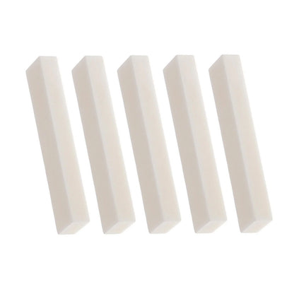 5PCS Hard Buffalo Bone Blank Saddle Nut for Accoustic Classical Guitar DIY
