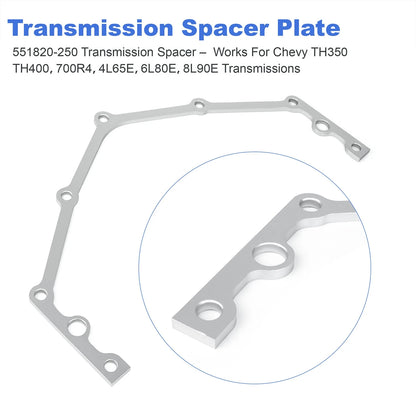 Transmission Adapter Spacer Plate 551820-250 For Chevy SBC, BBC,LS1, LT1 Engines
