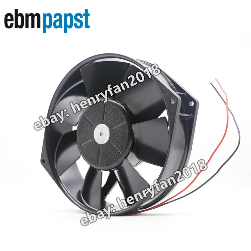 Ebmpapst 7114NU Axial Fan 24VDC 0.5A 12W IP68 2-Wire Cabinet Cooling Fan