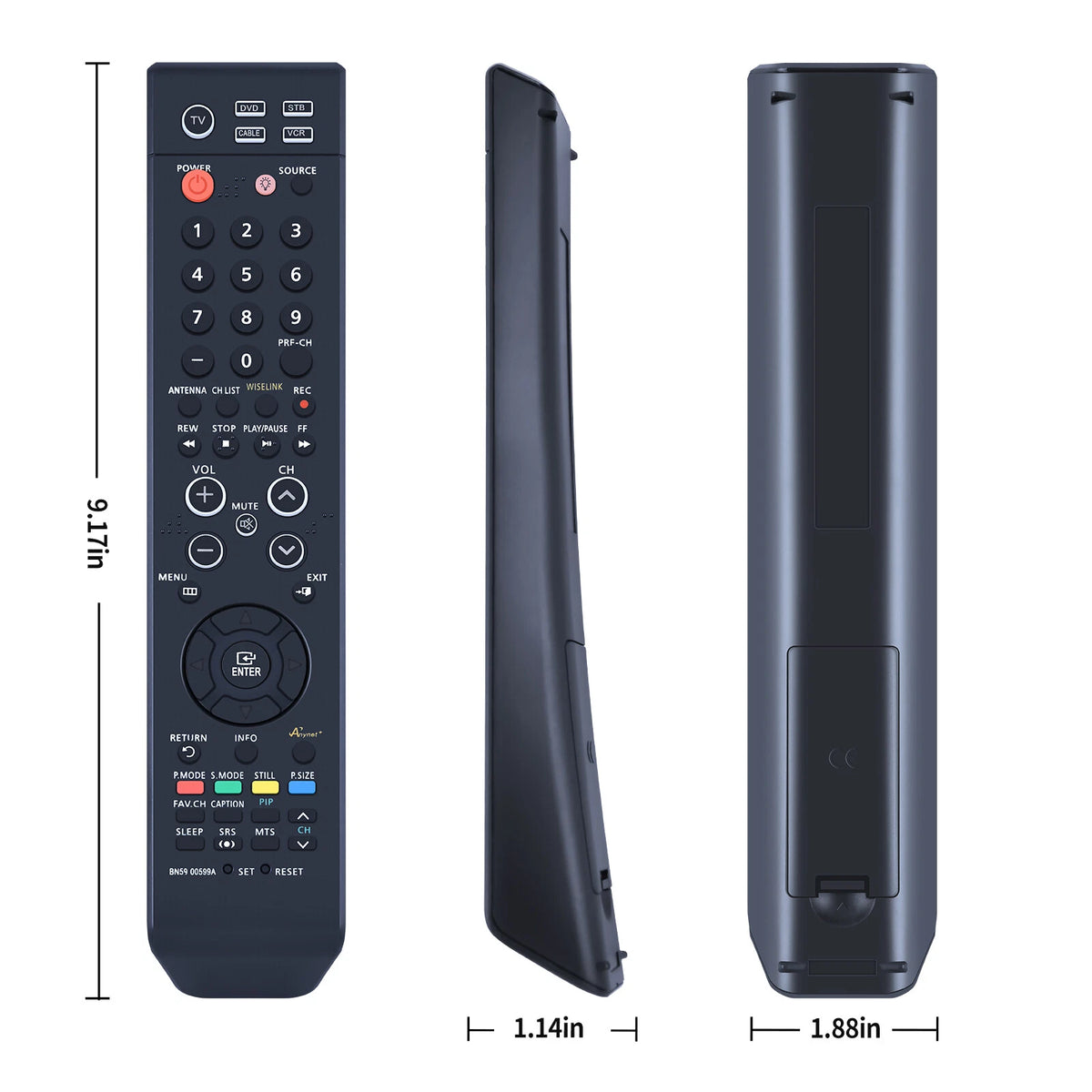 BN59-00599A Remote Control For Samsung TV FPT5884 FTP6374X/XAP HPT4264