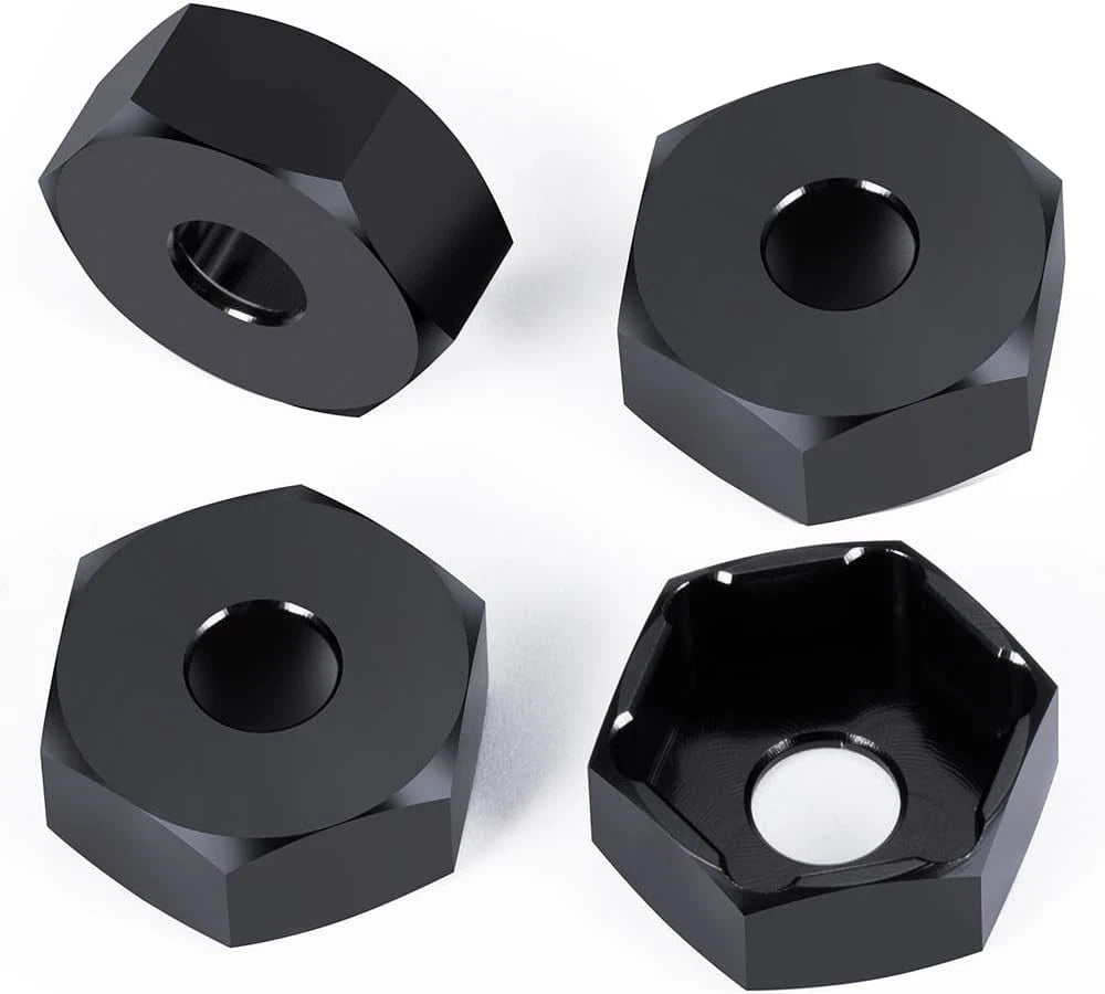 MORLORDY 4Pcs 12mm to 14mm Aluminum CNC Wheel Hex Hub Adapter Spacers for...
