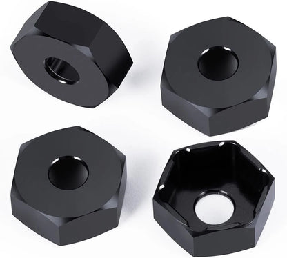 MORLORDY 4Pcs 12mm to 14mm Aluminum CNC Wheel Hex Hub Adapter Spacers for...