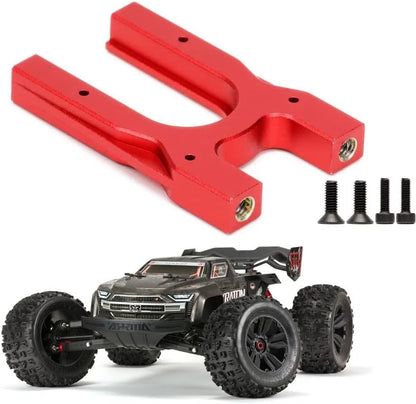 Aluminum Center Diff Mount for Arrma 1/8 KRATON 6s Outcast Typhon Talion Red