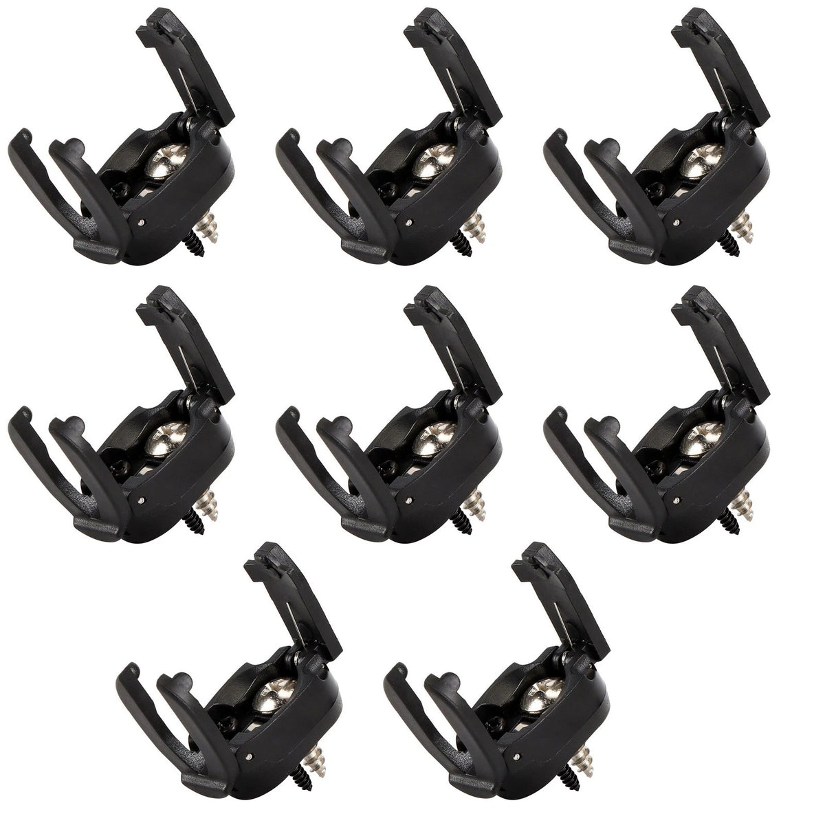 8pcs Golf Ball Retriever Claw Grabber for Putter Grip End Screw Attachment
