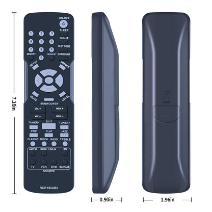 RCR192AB2 For RCA Home Theater System Remote Control RT2870R RT2906 RT2911