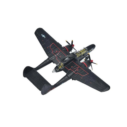 1:144 Scale WWII USAF P-61 Black Widow Bomber Aircraft Diecast Model Display F