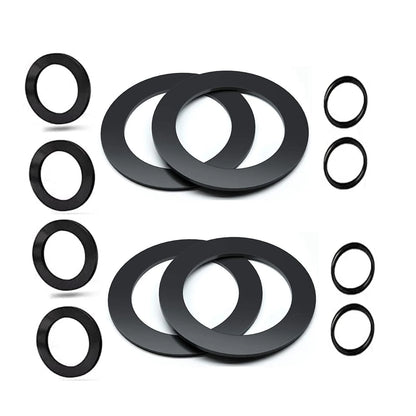 YMHYJY 25076RP Washer and Ring Kit for 1-1/2in Fittings, 1.5 inches, Black