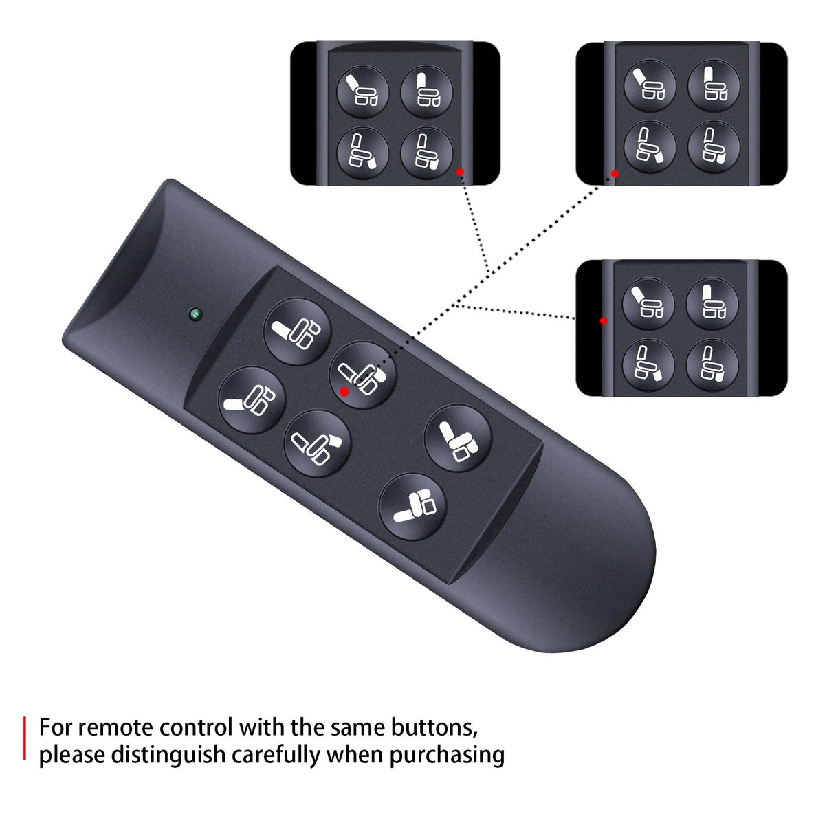 6 Button 5 Pin Prong Remote Handset Hand Control for Lift Chairs Power Recliners