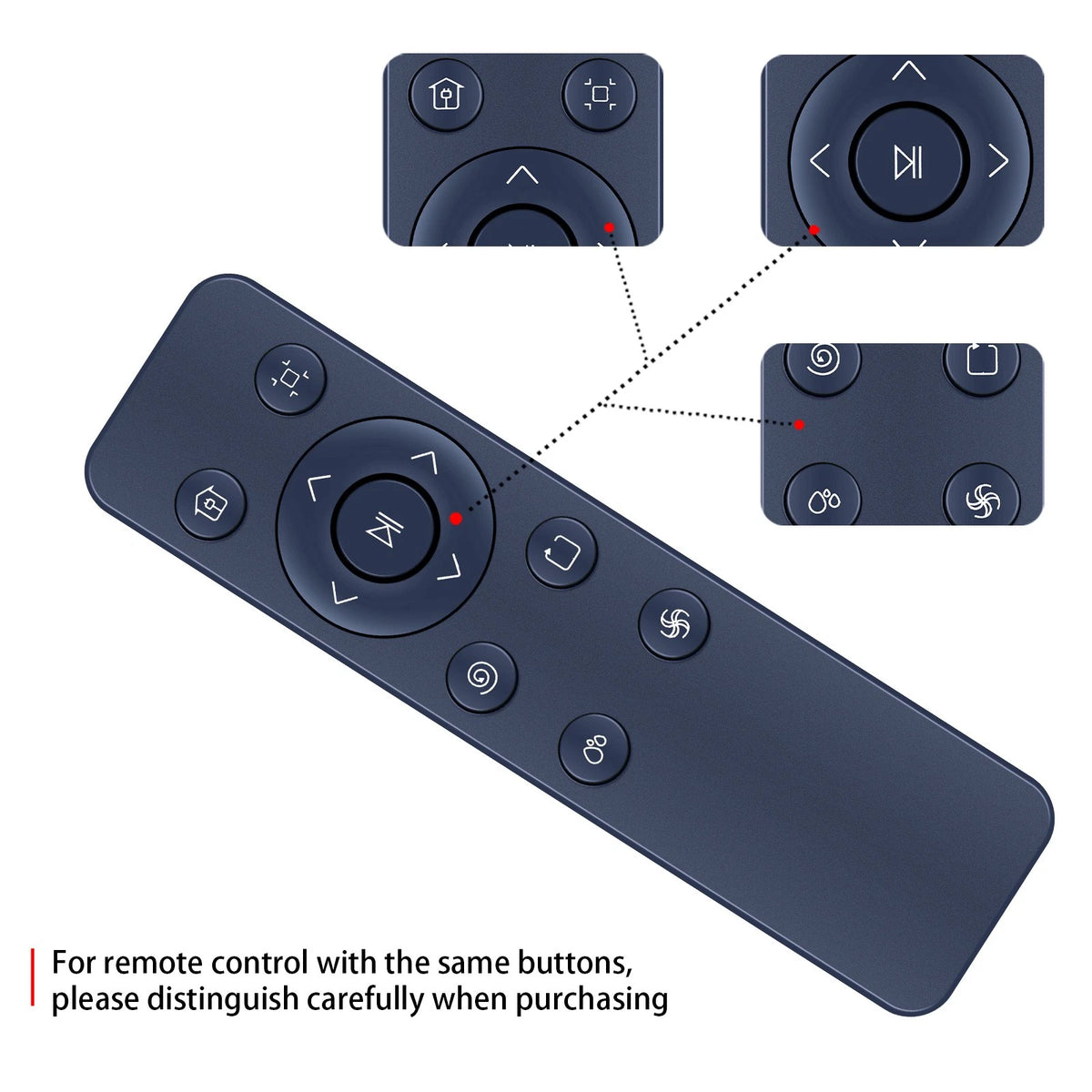 Remote Control For AZQQ S2 E2 H21 / XIEBro T8S Robot Vacuum