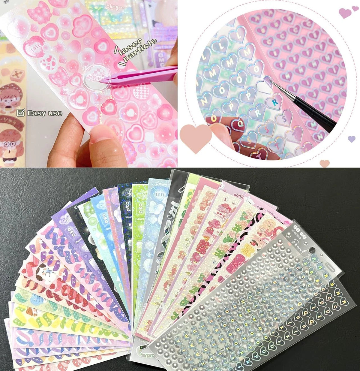 6 Kpop Photocard Holder Keychain 7.1 x 10.24 x 0.59 inches, Star Ii