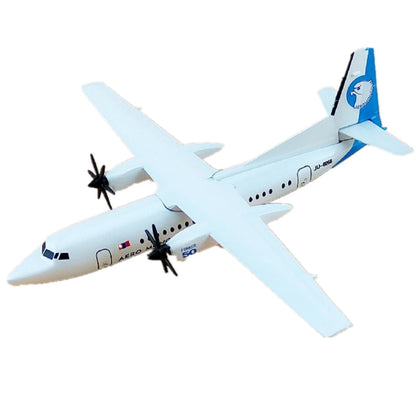 1/400 Scale Aircraft Mongolia Fokker 50 FK-50 Alloy Plane Model Display Gift g