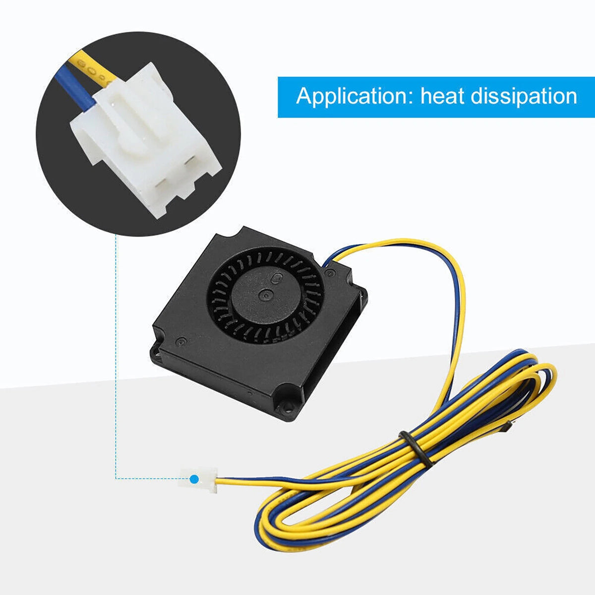 2x Cooling Fans Set For Ender 3 Ender 3X/3 Pro Ender-3 V2 3D Printer CPU GPU