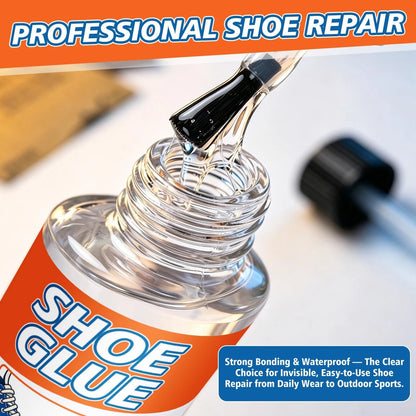 AstraVox Shoe Repair Glue (1 oz), Waterproof Adhesive 1.0oz, Transparent