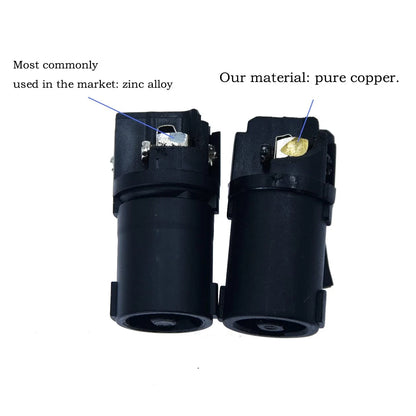 Speakon to 1/4 Adapter na4ljx Connector 8 cm (Length), - 2PCS