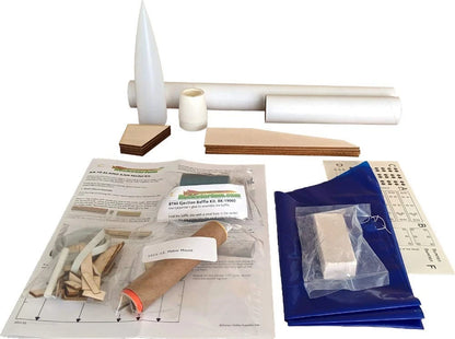 Rocketarium Alamo AAM Flying Model Rocket Kit. RK-1011 Small, Multicolor
