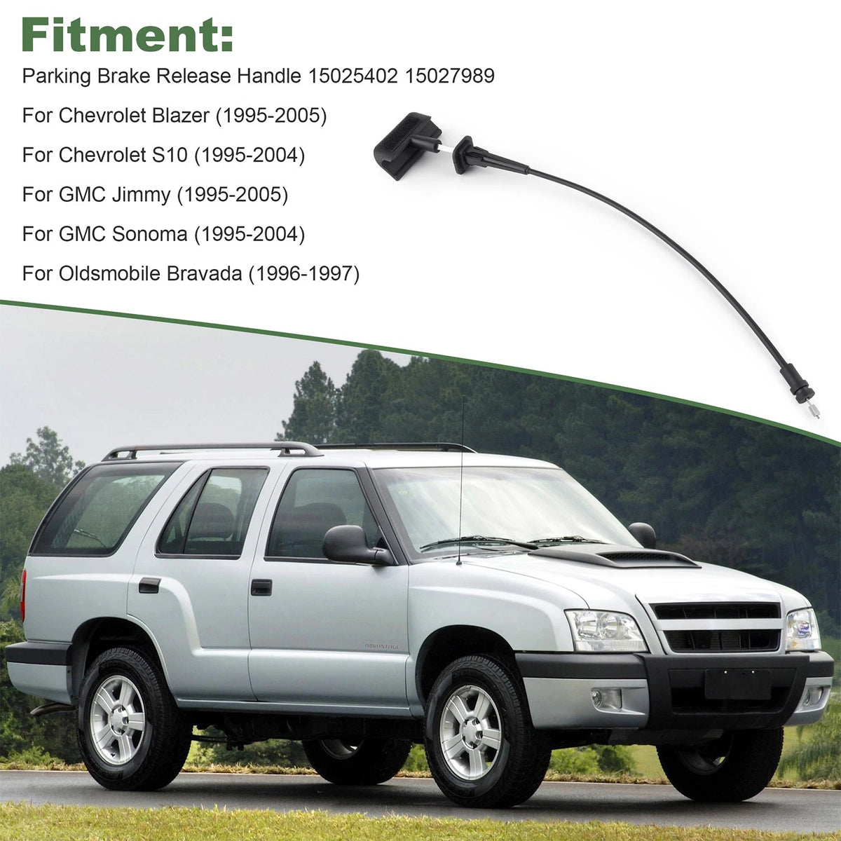 15025402 15027989 Parking Brake Release Handle for Chevrolet S10 1995-2004