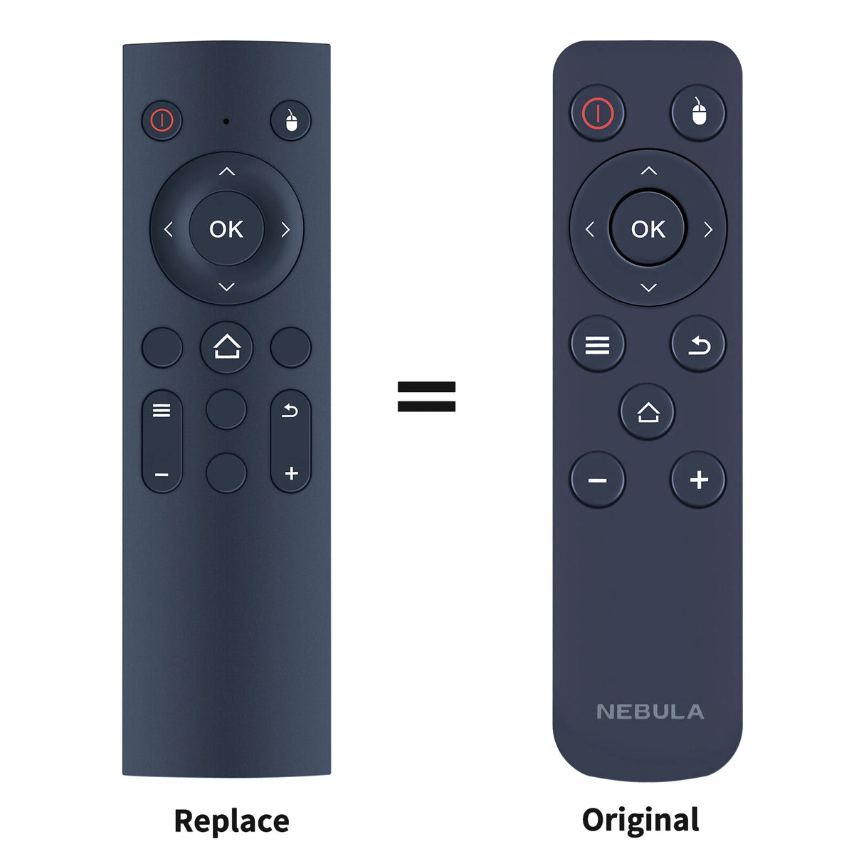 Replacement Remote D4111 For Anker NEBULA Capsule Smart Wi-Fi Mini Projector
