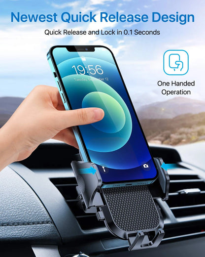 andobil 2026 Upgraded Car Phone Holder Mount for Vent, 4-7 inches, Black