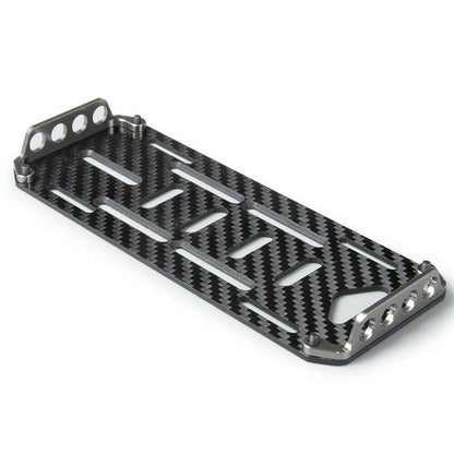 Carbon Fiber 2S 3S Battery Mount Plate Bass Stand For Axial SCX10 1/10 RC Car