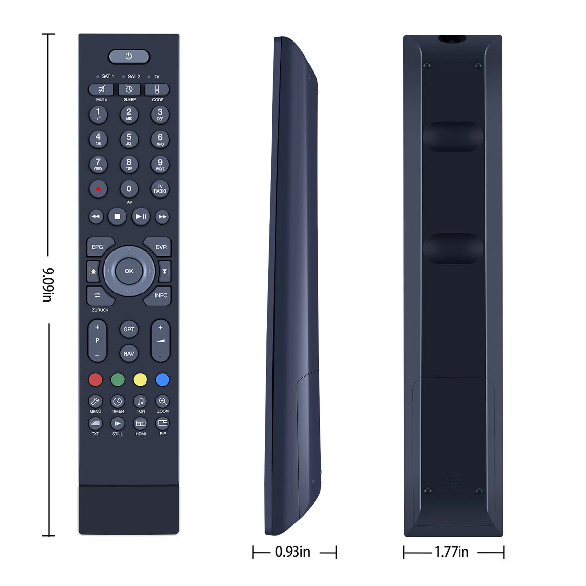DVR401B Replacement Remote Control For TechniSat TechniControl DVR401B