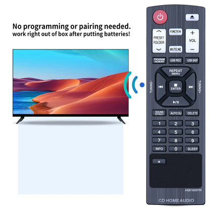 AKB73655705 Remote Control For LG CD Home Audio Mini Hi-fi System CM9950 CM4230